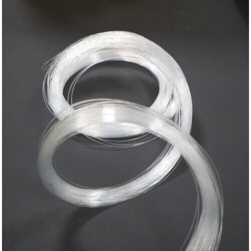 0.75mm twinkle sparkle dot side glow optic fiber for lighting decorative table curtain