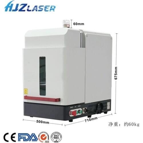 20W 30W 50W color printing mopa raycus ipt cabinet enclosed cnc fiber laser marking machine for metal jewelry stainless
