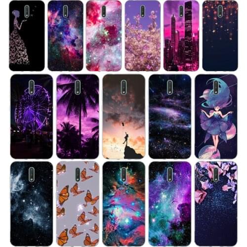 320FG Art Star Tree Sky Space gift Soft Silicone Tpu Cover phone Case for Nokia 2.1 2.3 3 3.1 4.2 5 5.1 Plus 7.2 6 8