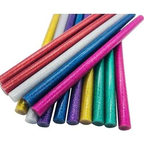 5PCS 11mm X200mm Hot Melt Glue Sticks for DIY Craft Phone Case Alloy Toy Art Model Album Repair Adhesive Stick Mini Glue Gun Hig