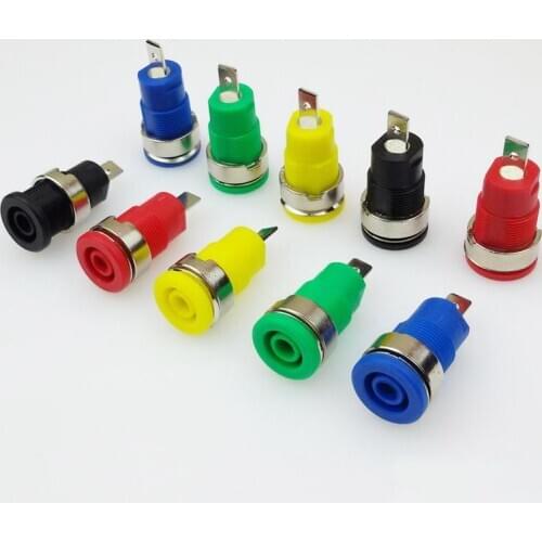 5pcs 4mm Binding Post Banana Jack Safety Panel Socket BS4306