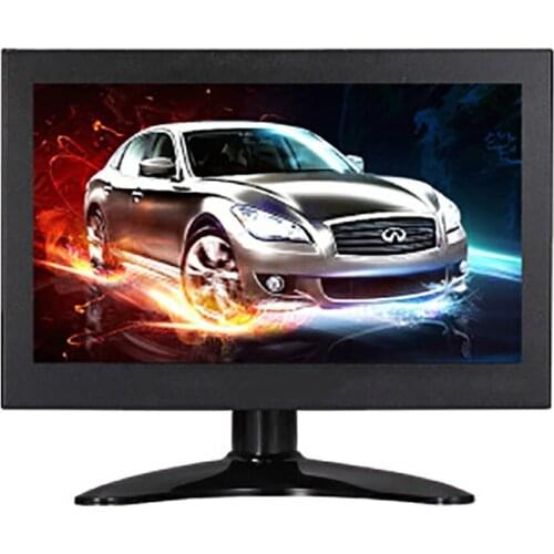 Mini 7 inch portable monitor lcd Full HD 1024x600 diaplay CCTV small monitor pc with VGA HDMI interface for car Reverse ps4
