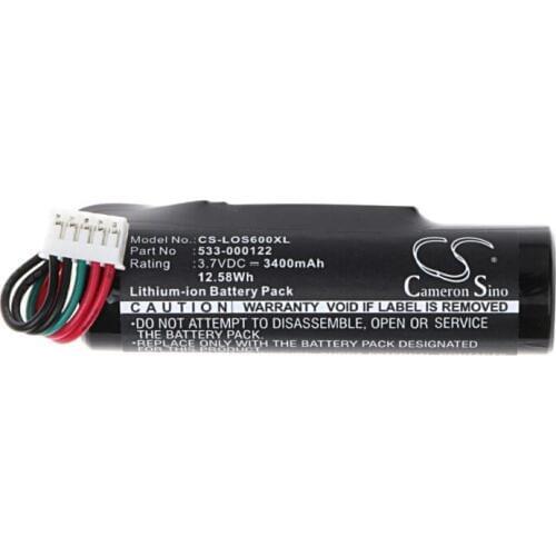 Cameron Sino 3400mAh battery for LOGITECH UE ROLL 2 UE Roll Ears Boom WS600 WS600BL WS600VI 533-000122 T11715170SWU