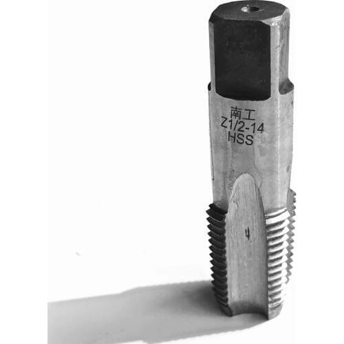 Free shipping 1pc HSS NPT/Z 1/2"-14 American standard Pipe Taper Tap hss machine taps for pipes inner threading making
