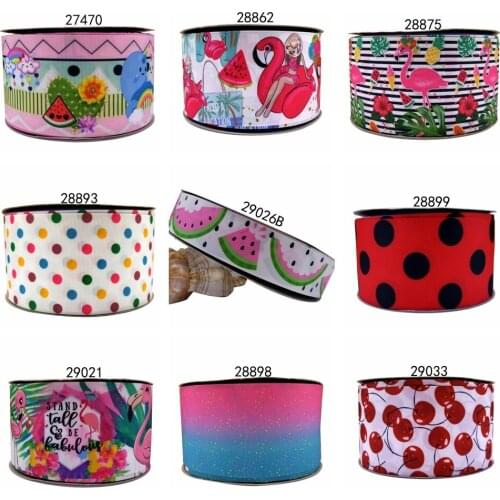 Free shipping 10 yards christmas ribbons for decoration 38mm 27470