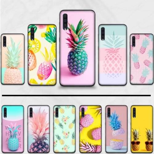 Summer Pineapple DIY Printing Phone Case cover Shell For Samsung Galaxy A 3 6 7 8 10 20 30 40 50 70 71 10S 20S 30S 50S PLUS