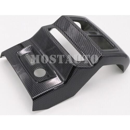 For Audi Q5 FY 2018 ABS Carbon Fiber Car Armrest Box Rear Air Vent Outlet Cover Trim 1pcs Car Accessories Interior Car Decor