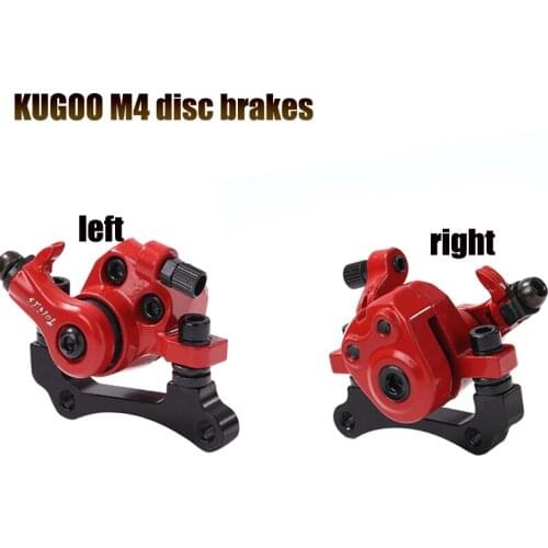 10 inch m365 Electric Scooter Front + rear disc brakes for kugoo m4 Kick Scooter disc brake rotor disc brake bracke Accessories