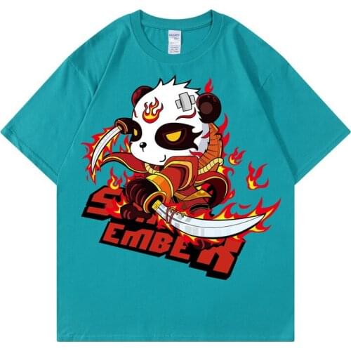 New trend hip-hop printing round collar short sleeve T-shirt man cotton T-shirt Tops