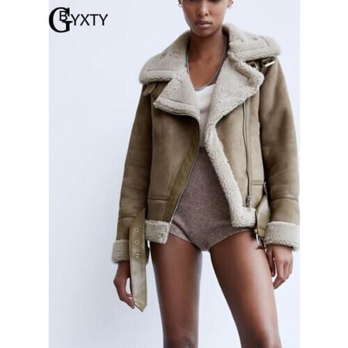 Женские кожаные бомберы GBYXTY China At AliExpress