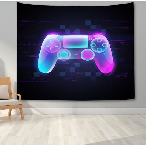 Video Game Wall Tapestry Wall Hanging Game Wall Art Tapestries for Dorm Room Boys Room Decorative