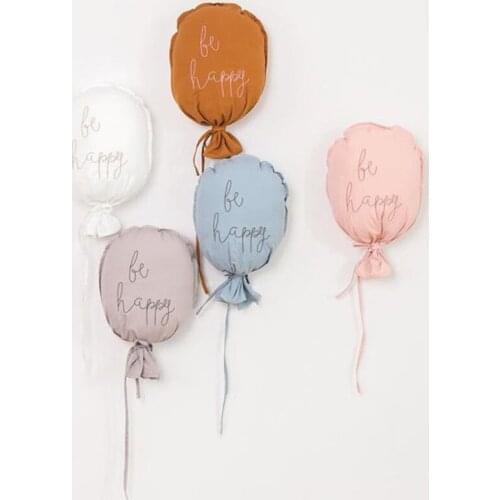 INS Cotton Balloon Pendant Wall Hanging Ornaments Nordic Baby Tent Bedroom Pillow Kids Room Decoration Nursery Decor Photo Props