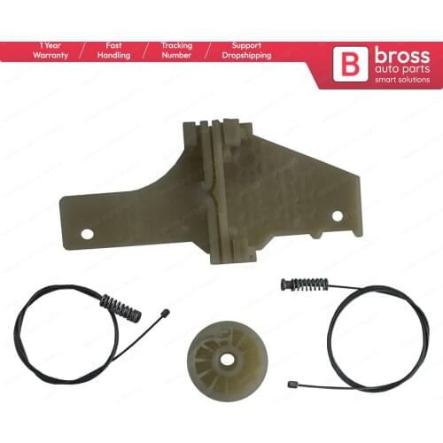 Bross Auto Parts BWR5339 Window Regulator Repair Set Rear Left Door 9223A3 for Peugeot 207 5-Door Made in Turkey