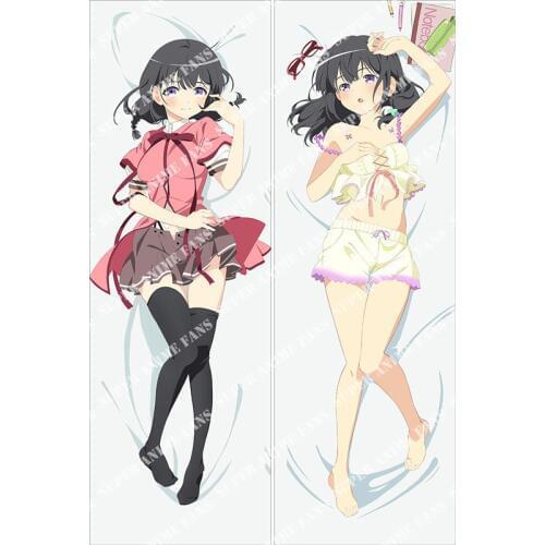 Japanese Anime Sora no Method Koharu Shiihara Hugging Pillow Cover Case Pillowcases Decorative Pillows 2way 50X160CM