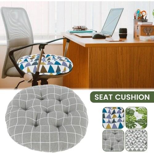 Round Seat Cushion Chair Pads for Indoor Outdoor Garden Patio Kitchen Office Chairs Memory Foam Chair Seat Cushion