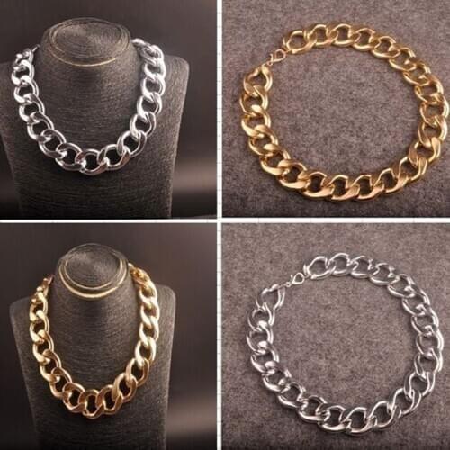 Kshmir 2021 New exaggerated CCB thick chain in Europe and the popular hip hop big jewelry DJ stage long clavicle necklace WWX