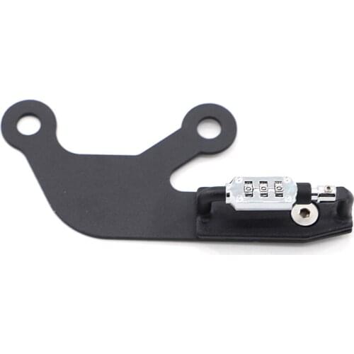 Left Side Motorcycle Helmet Lock Anti-Theft Combination PIN Locking Secures For Kawasaki Ninja 650 2017-2019 Z650 2017-2019