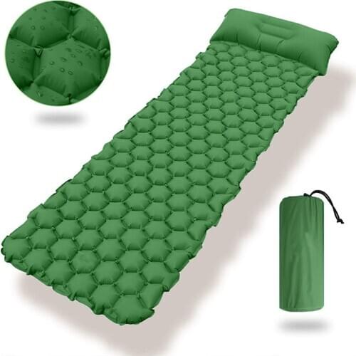 Inflatable pad camping supplies moisture-proof pad gas bed air pad single portable bidding can be spliced