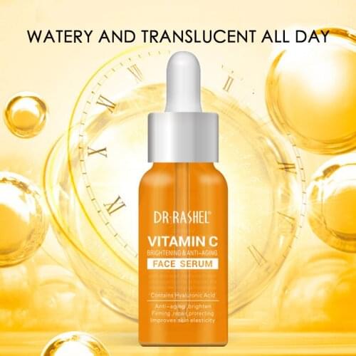 Brightening Anti-aging Firming Whitening Face Anti-wrinkles Hyaluronic Acid Essence Vitamin C Serum VC Dark Spots