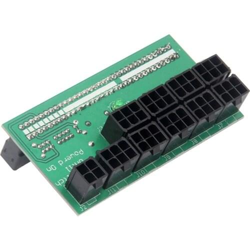 ATX Sever Power Converter Board 9 x 6Pin & 4Pin Adapter Graphics Card Riser for DPS-1200FB A DPS-1200QB A