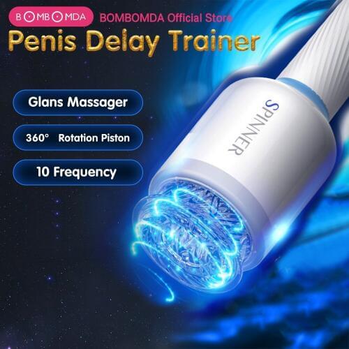 Automatic Rotation Piston Masturbator For Men Oral Blowjob Artificial Vaginal Masturbation Cup Adults Sex Toys Vibrator For Men