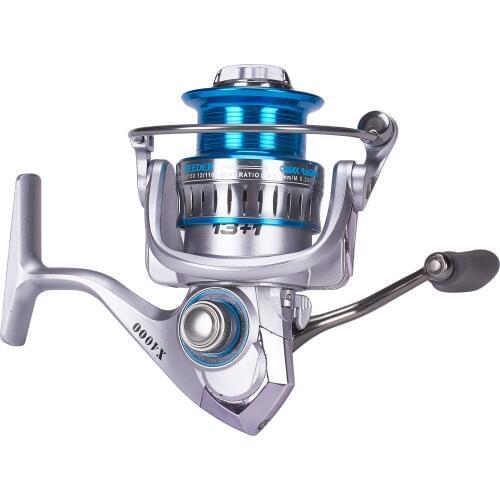 HiUmi X 2000 3000 4000 Series 12+1 Ball Bearings 5.2:1 Gear Ratio Fishing Reel