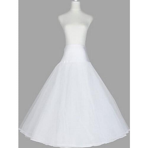 A-Line Gown 3 Tier Floor-length Slip Style/ Wedding Petticoats
