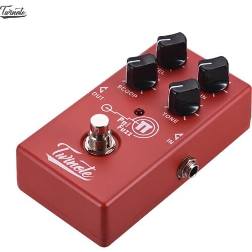 Twinote Pπ FUZZ Analog Modern Fuzz Guitar Effect Pedal Processsor Full Metal Shell with True Bypass