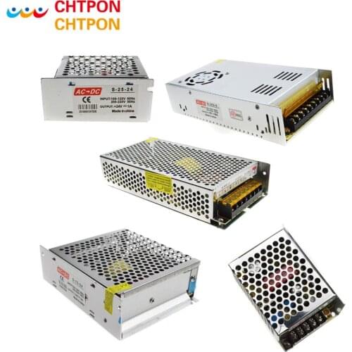 High-quality DC5V 12V 24V 36V led Strip Power to Adapter AC100-240V 1A 2A 3A 4A 5A 6A 8A 10A 15A 20A 30A 40A 50A 60APower Supply