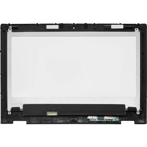 For Dell Inspiron P57G001 LCD Screen+Front Touch Digitizer Glass with Frame Assembly Replacement 13.3"