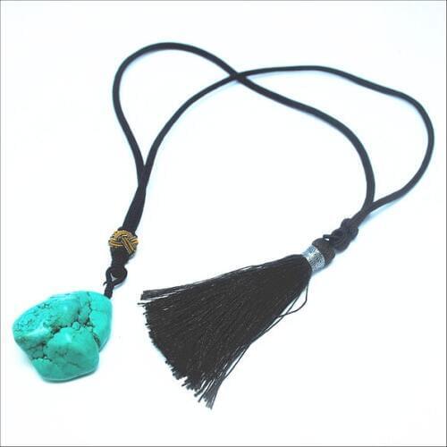 New turquois pendants necklace coral beads pendants necklaces 3 models for your choice 17.5 inch tassel necklaces