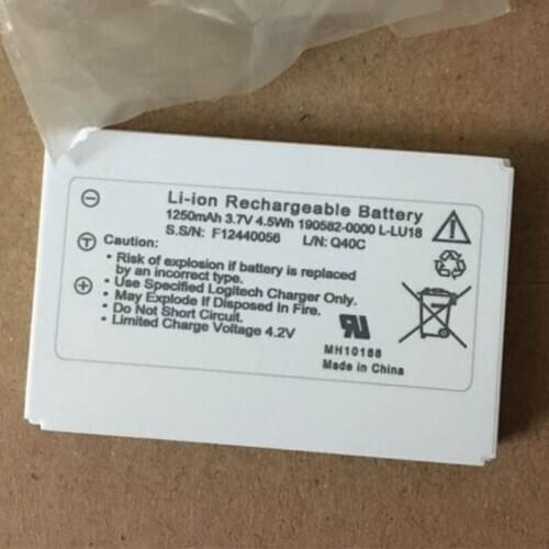 2PCS 1250mAh Li Battery L-LU18 L52B for Squeezebox Duet Touch Harmony 915 1000i 1100 Remote Controller C-RL65 Pisen Logitech