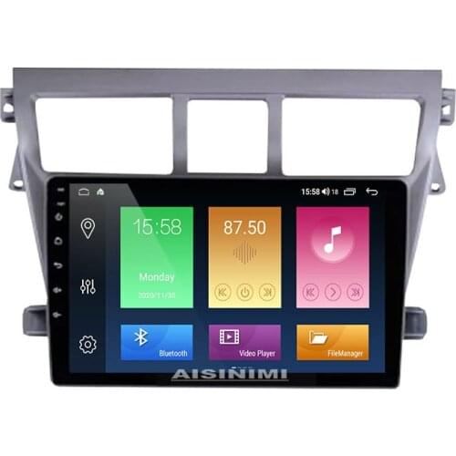 AISINIMI Android 10 Car Dvd Player navigation For Toyota VIOS 2007-2012 car radio Car Audio Gps Multimedia Stereo Monitor
