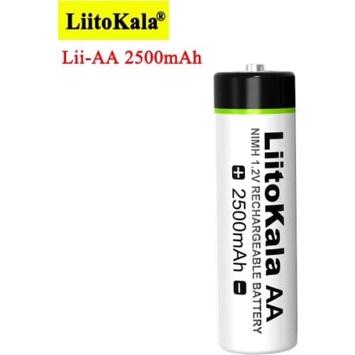 1-32PCS Liitokala 1.2V AA 2500mAh Ni-MH Rechargeable Battery aa For Temperature Gun Remote Control Mouse Toy Batteries