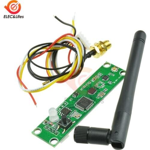 2.4Ghz Wireless DMX512 Receiver Board PCB Module LED Light Controller Transmitter Receiver with Antenna Wifi Receiver DIY Kit