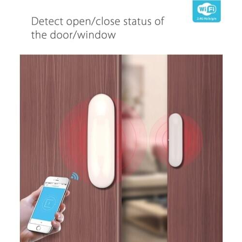 Wireless Wifi door sensor detect open/close Status for Door/Window remote control by phone