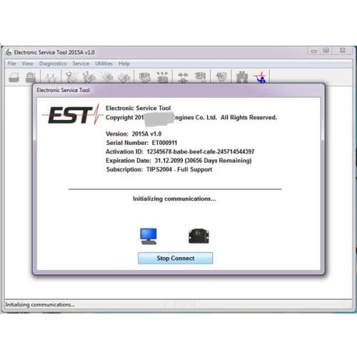 ForP-erkins Electronic Service Tool EST 2015A+activator for unlimited install