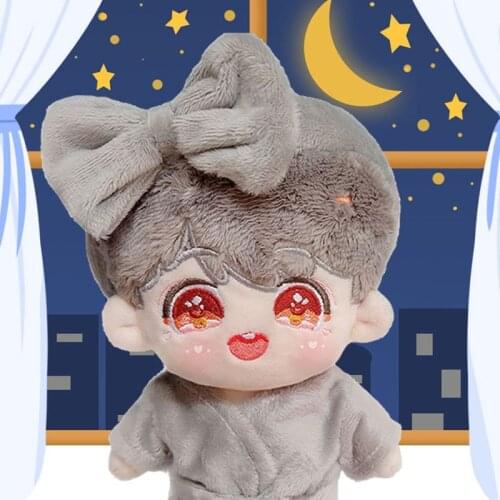 Kawail Doll Bathrobe Bathroom Suits Winter Wear Sleeping Outfit For Baby 20CM Plush Idol Doll Accessories Fans Favourite Gift