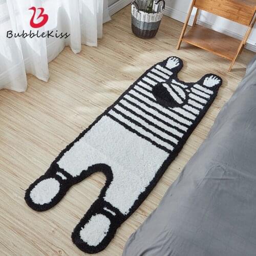 Bubble Kiss Creative Cartoon Carpets For Bedroom Childrens Room Rug Long Skin-Friendly Mats Comfort Absorbent Home Decor Rugs