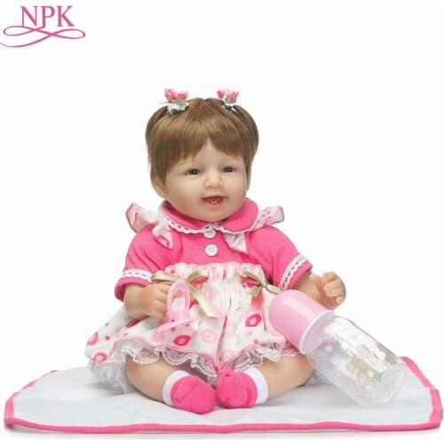 NPK reborn doll with soft real gentle touch lifelike newborn girl baby dolls Gifts for children