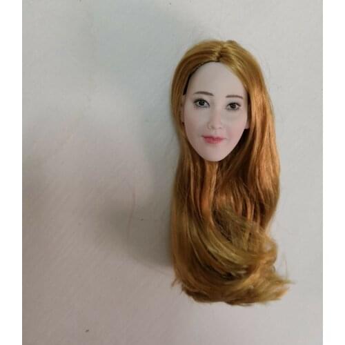 1:6 Scale Head Sculpt Carving Asian Star Fit 12" Ph Female Figure Body Toys