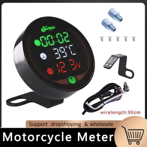 KOSO Motorcycle electronics 5 in 1 Motorcycle Water Temperature Meter USB Rechargable LED Night Vision Meter For NMAX XMAX 125