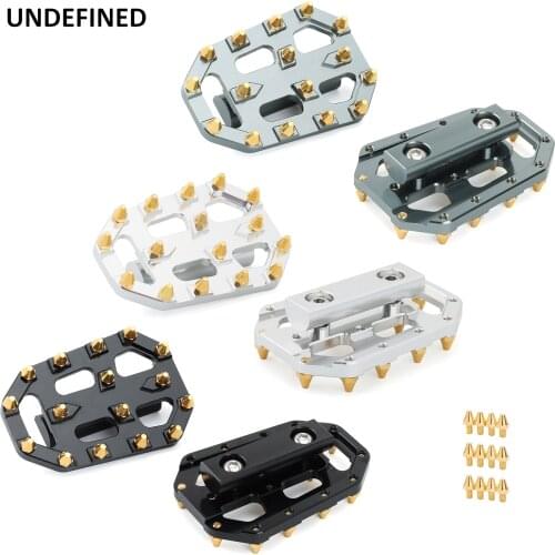 Motorcycle Wide Foot Pegs For BMW R1200GS G310GS S1000XR F750GS F850GS R Nine T Scrambler R nine T Urban GS CNC footrest pedals