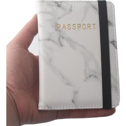 New sale Marble passport covers passport holder men women travel passport cover documents protector cover Passport Holders case
