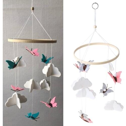 2021 New Baby Rattle Mobile Crib Toy Bed Hanging Newborn Wind Bell Kids Room Decoration