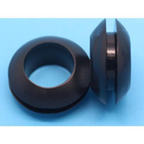Inner dia 5 mm Plastic Rubber grommet wire outputing outlet LED Lighting cabinet cable protection rubber dust proof grommet