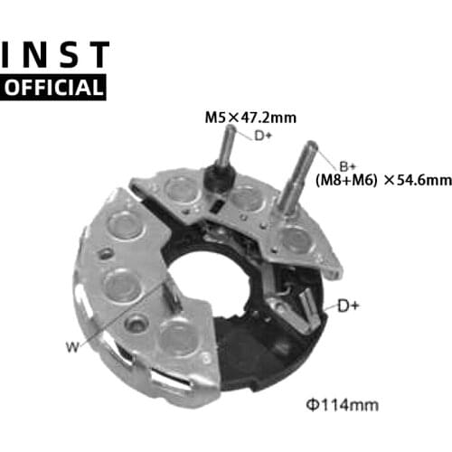 ALTERNATOR GENERATORS RECTIFIER BRIDGE FOR BR322 1 127 320 914 90 350 009 133998 RB-18H
