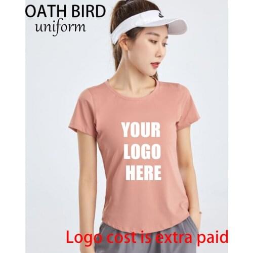 High Quality Blank 76% Nylon 24% Spandex T Shirts Custom Logo Women Tshirt