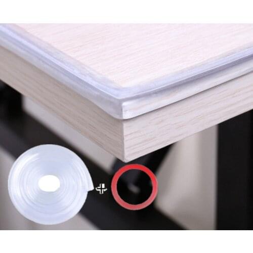New Infant Baby Safety Corner Protection Strip Guards 1m Transparent Table Edge Furniture Corner Protectors Soft PVC Bumper
