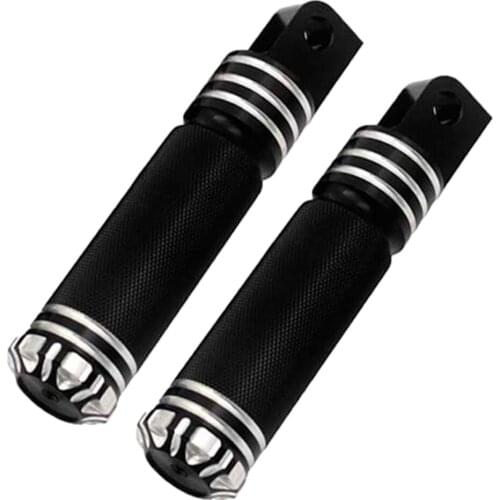 2pcs CNC Rear Foot Pegs Footrest for Harley Softail Sport XL 883 1200